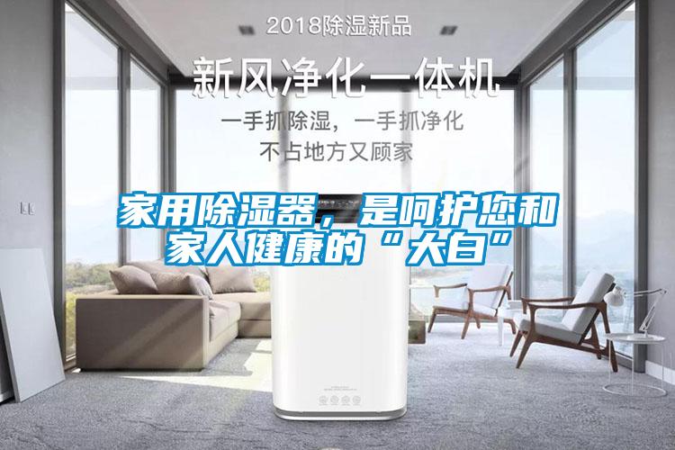 家用除濕器，是呵護(hù)您和家人健康的“大白”