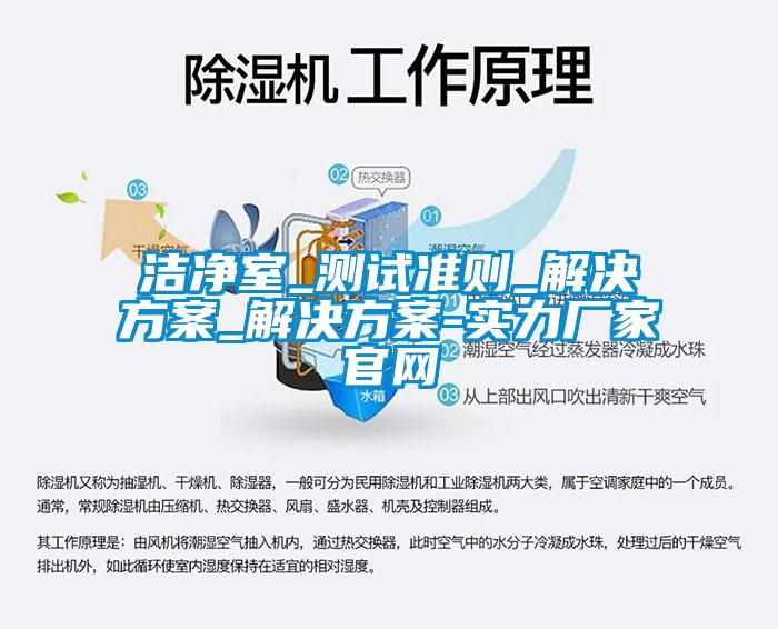 潔凈室_測試準則_解決方案_解決方案-實力廠家官網