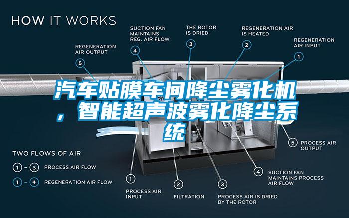 汽車貼膜車間降塵霧化機，智能超聲波霧化降塵系統(tǒng)