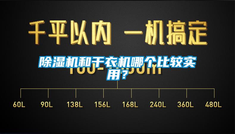 除濕機和干衣機哪個比較實用？