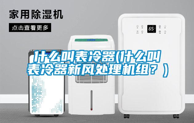 什么叫表冷器(什么叫表冷器新風處理機組？)