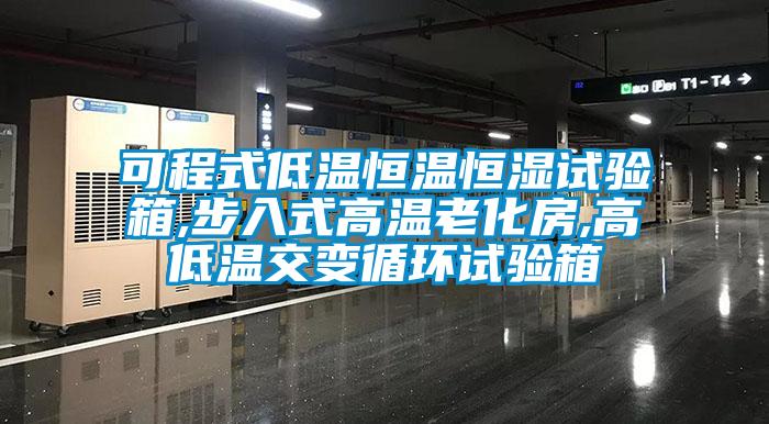 可程式低溫恒溫恒濕試驗箱,步入式高溫老化房,高低溫交變循環(huán)試驗箱