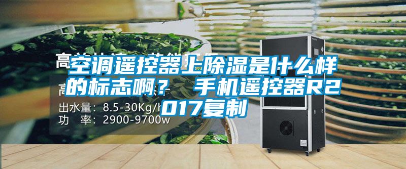 空調(diào)遙控器上除濕是什么樣的標志??？ 手機遙控器R2017復制