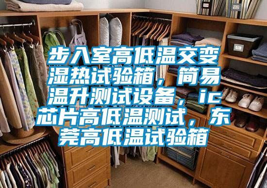 步入室高低溫交變濕熱試驗箱，簡易溫升測試設備，ic芯片高低溫測試，東莞高低溫試驗箱