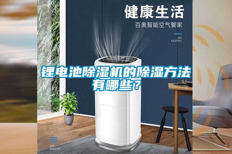 鋰電池除濕機的除濕方法有哪些？