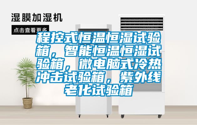 程控式恒溫恒濕試驗箱，智能恒溫恒濕試驗箱，微電腦式冷熱沖擊試驗箱，紫外線老化試驗箱