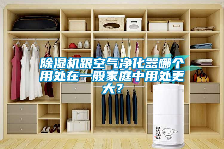 除濕機跟空氣凈化器哪個用處在一般家庭中用處更大？